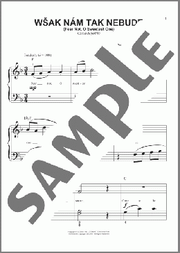 Wsak Nam Tak Nebude (Fear Not, O Sweetest One) (arr. Phillip Keveren)(Bohemian Folksong & Dance Tune) 楽譜 ピアノ（ソロ） ダウンロード