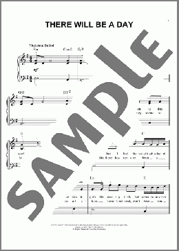 There Will Be A Day(Jeremy Camp) 楽譜 ピアノ（ソロ） ダウンロード