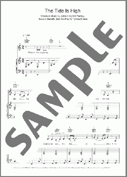 The Tide Is High (Get The Feeling)(Atomic Kitten) 楽譜 その他 ダウンロード