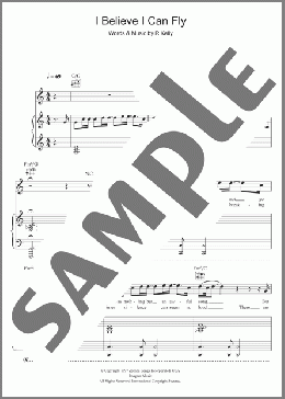 I Believe I Can Fly(R. Kelly) 楽譜 その他 ダウンロード