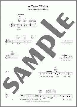 A Case Of You(Joni Mitchell) 楽譜 その他 ダウンロード