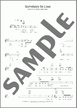 Somebody To Love(Jefferson Airplane) 楽譜 その他 ダウンロード