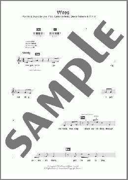 Wires(Athlete) 楽譜 その他 ダウンロード