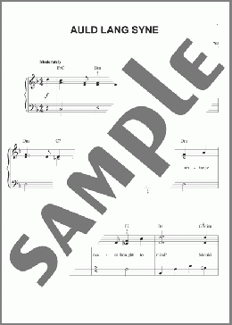 Auld Lang Syne(Robert Burns) 楽譜 ピアノ（ソロ） ダウンロード