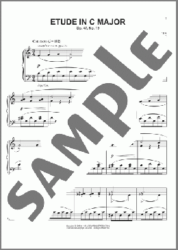 Etude in C Major, Op. 47, No. 19(Stephen Heller) 楽譜 ピアノ（ソロ） ダウンロード