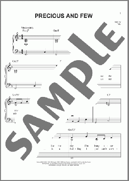 Precious And Few(Climax) 楽譜 ピアノ（ソロ） ダウンロード
