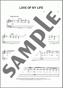Love Of My Life(Sammy Kershaw) 楽譜 ピアノ（ソロ） ダウンロード