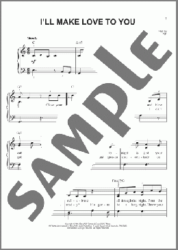 I'll Make Love To You(Babyface/Boyz II Men) 楽譜 ピアノ（ソロ） ダウンロード