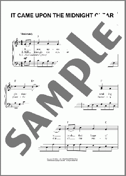 It Came Upon The Midnight Clear(Edmund Hamilton Sears) 楽譜 ピアノ（ソロ） ダウンロード