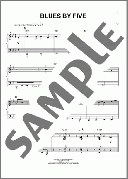 Blues By Five(Miles Davis) 楽譜 ピアノ（ソロ） ダウンロード