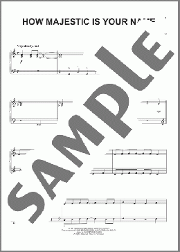 How Majestic Is Your Name(Sandi Patty) 楽譜 ピアノ（ソロ） ダウンロード