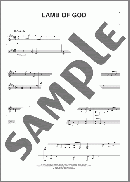Lamb Of God(Twila Paris) 楽譜 ピアノ（ソロ） ダウンロード