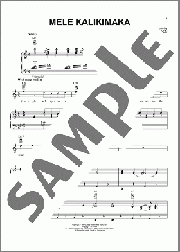 Mele Kalikimaka(Bette Midler/Andrews Sisters) 楽譜 ピアノ & ボーカル ダウンロード