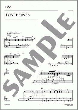 LOST HEAVEN(L'Arc～en～Ciel) 楽譜 ピアノ（ソロ） 中級 ダウンロード 定額サブスク