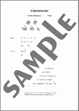 Inbetweener(Sleeper) 楽譜 ギター（コード） ダウンロード
