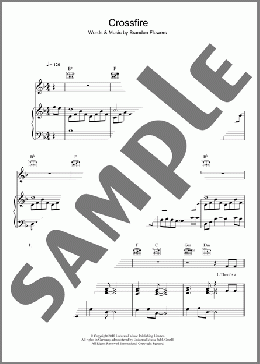 Crossfire(Brandon Flowers) 楽譜 その他 ダウンロード