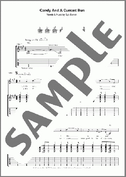 Candy And A Currant Bun(Pink Floyd) 楽譜 ギター（ソロ） ダウンロード