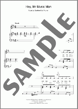 Hey, Mr Music Man(Peters & Lee) 楽譜 その他 ダウンロード
