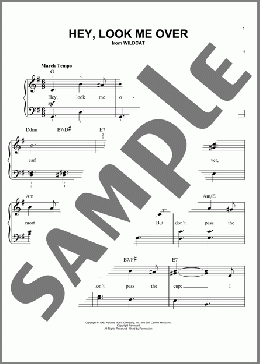 Hey, Look Me Over(Cy Coleman/Lucille Ball/Wildcat (Musical)) 楽譜 ピアノ（ソロ） ダウンロード