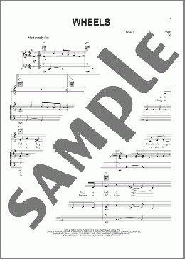 Wheels(Jamie Cullum) 楽譜 ピアノ & ボーカル & ギター ダウンロード