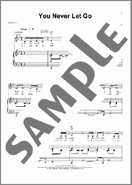 You Never Let Go(Jeremy Camp/Matt Redman) 楽譜 ピアノ & ボーカル & ギター ダウンロード