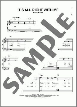 It's All Right With Me(Cole Porter) 楽譜 ピアノ（ソロ） ダウンロード