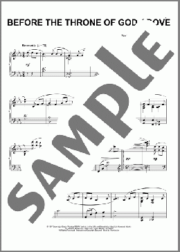 Before The Throne Of God Above [Jazz version] (arr. Phillip Keveren)(Sonicflood/Shane & Shane/Selah) 楽譜 ピアノ（ソロ） ダウンロード