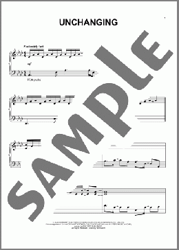 Unchanging(Chris Tomlin) 楽譜 ピアノ（ソロ） ダウンロード