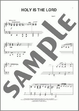 Holy Is The Lord(Chris Tomlin/Bethany Dillon) 楽譜 ピアノ（ソロ） ダウンロード