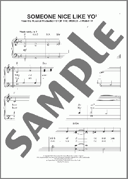 Someone Nice Like You(Leslie Bricusse) 楽譜 ピアノ（ソロ） ダウンロード