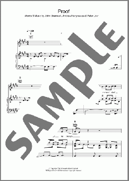 Proof(I Am Kloot) 楽譜 その他 ダウンロード