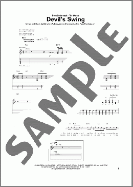 Devil's Swing(Godsmack) 楽譜 ギター（ソロ） ダウンロード