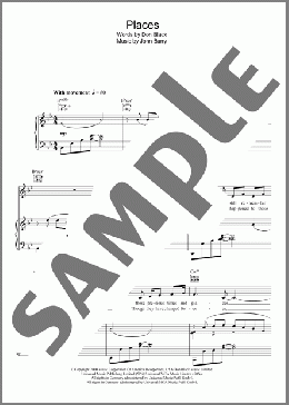 Places(Aled Jones) 楽譜 その他 ダウンロード