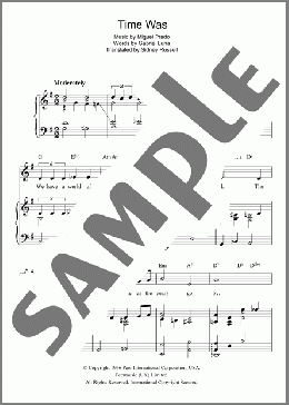 Time Was (Duerme)(The Four Freshmen) 楽譜 その他 ダウンロード
