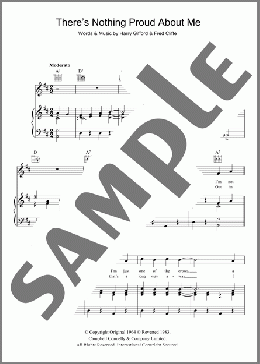 There's Nothing Proud About Me(George Formby) 楽譜 その他 ダウンロード