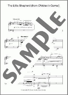 The Little Shepherd (from Children's Corner)(Claude Debussy) 楽譜 ピアノ（ソロ） ダウンロード