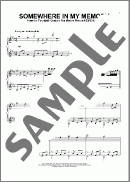 Somewhere In My Memory(Bette Midler) 楽譜 ピアノ（ソロ） ダウンロード