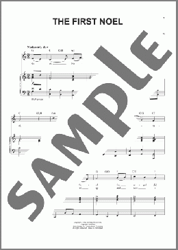 The First Noel(Andy Williams/17th Century English Carol) 楽譜 ピアノ & ボーカル ダウンロード