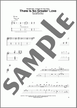 There Is No Greater Love(Isham Jones/Mike Stern) 楽譜 ギター（ソロ） ダウンロード