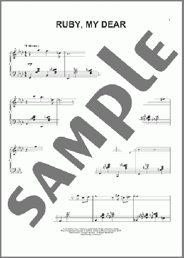 Ruby, My Dear(Thelonious Monk) 楽譜 ピアノ（ソロ） ダウンロード