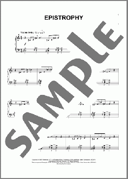 Epistrophy(Thelonious Monk) 楽譜 ピアノ（ソロ） ダウンロード
