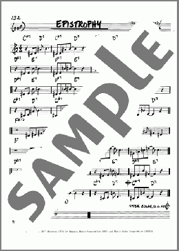Epistrophy(Thelonious Monk) 楽譜 その他 ダウンロード