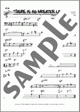 There Is No Greater Love(Isham Jones) 楽譜 その他 ダウンロード