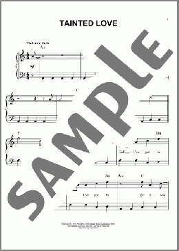 Tainted Love(Soft Cell) 楽譜 ピアノ（ソロ） ダウンロード