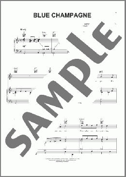 Blue Champagne(Jimmy Dorsey/Manhattan Transfer) 楽譜 ピアノ & ボーカル & ギター ダウンロード