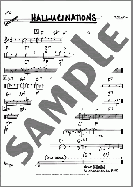 Hallucinations(Bud Powell) 楽譜 その他 ダウンロード