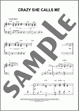 Crazy She Calls Me [Jazz version] (arr. Brent Edstrom)(Bob Russell) 楽譜 ピアノ（ソロ） ダウンロード