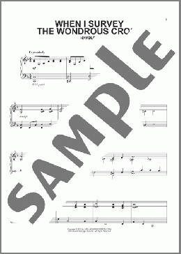 When I Survey The Wondrous Cross(Isaac Watts) 楽譜 ピアノ（ソロ） ダウンロード