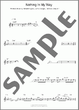 Nothing In My Way(Keane) 楽譜 その他 ダウンロード