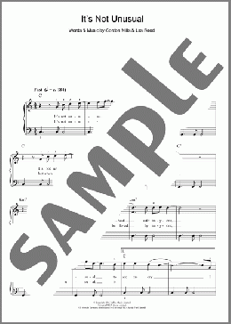 It's Not Unusual(Tom Jones) 楽譜 ピアノ（ソロ） ダウンロード